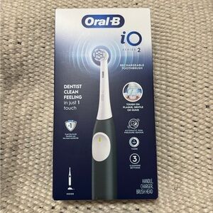 iO Series 2 Electric Toothbrush - forest green. Brand new, never opened.